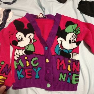 Mickey and Minnie cardigan